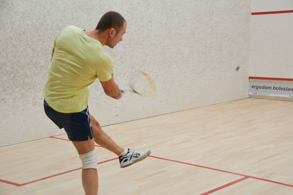 Bolesławieccy strażacy w turnieju squasha