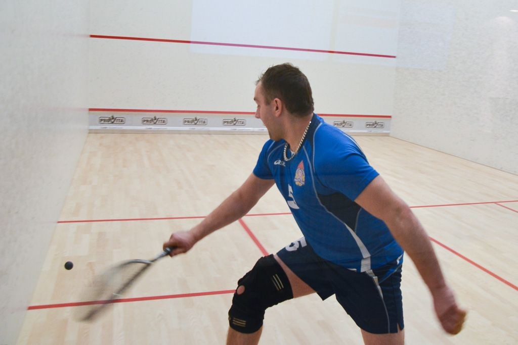 Bolesławieccy strażacy w turnieju squasha