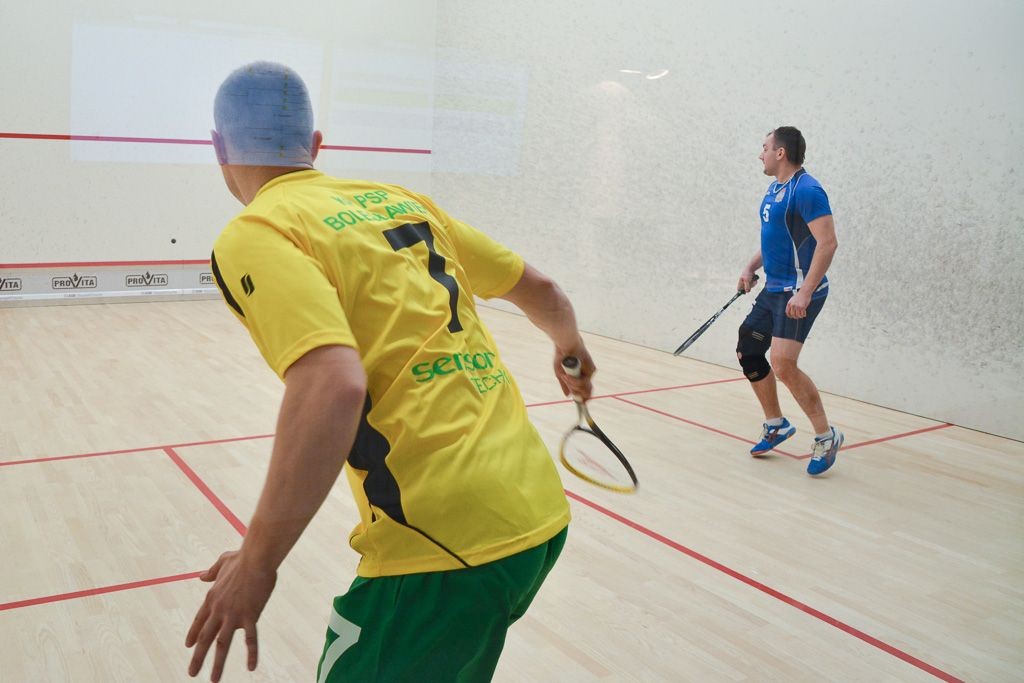 Bolesławieccy strażacy w turnieju squasha