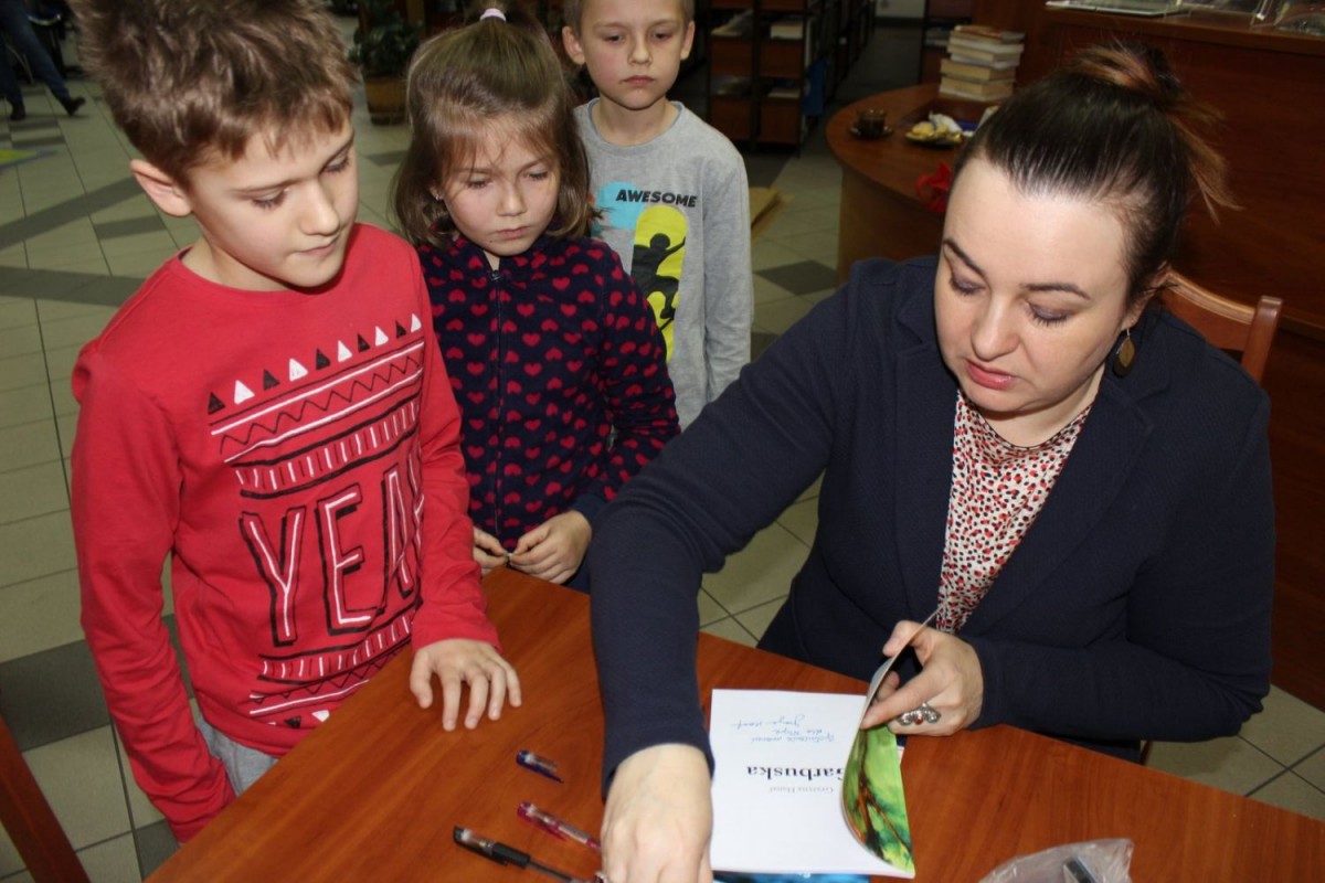 Spotkanie z Grażyną Hanaf w Kruszynie