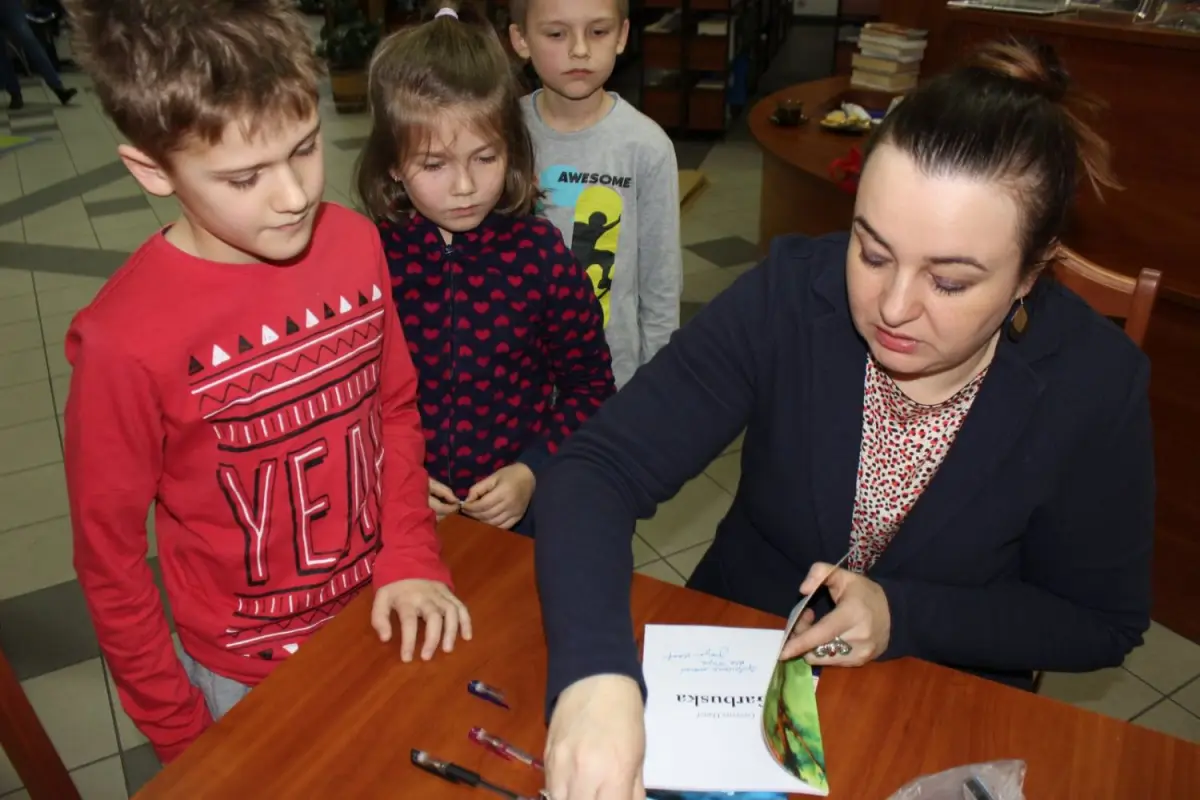 Spotkanie z Grażyną Hanaf w Kruszynie