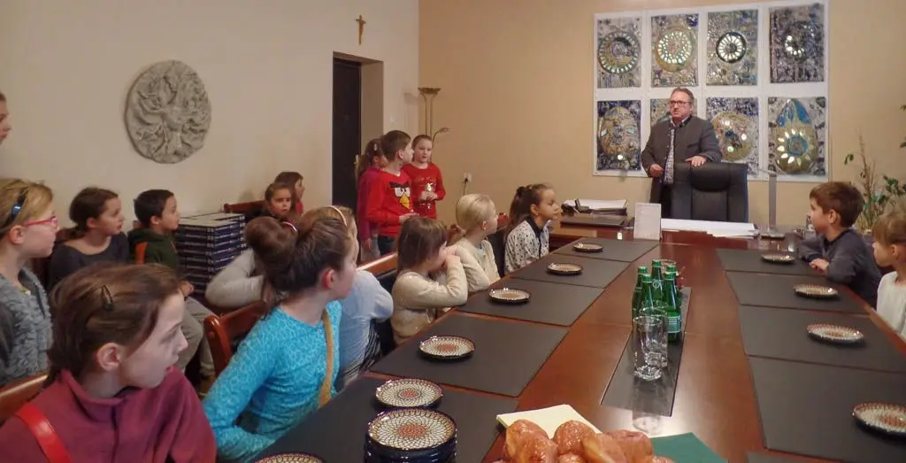 Fascynujące dzieło młodych bolesławian w gabinecie prezydenta