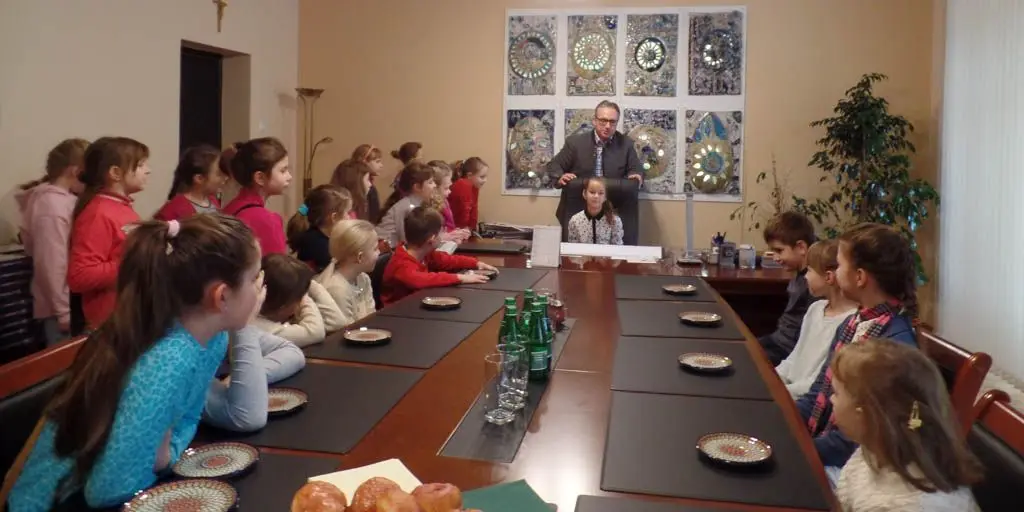 Fascynujące dzieło młodych bolesławian w gabinecie prezydenta