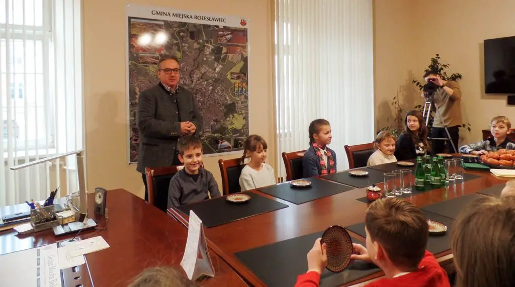 Fascynujące dzieło młodych bolesławian w gabinecie prezydenta