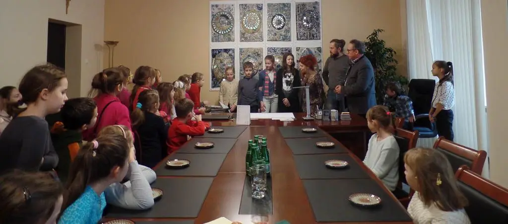 Fascynujące dzieło młodych bolesławian w gabinecie prezydenta