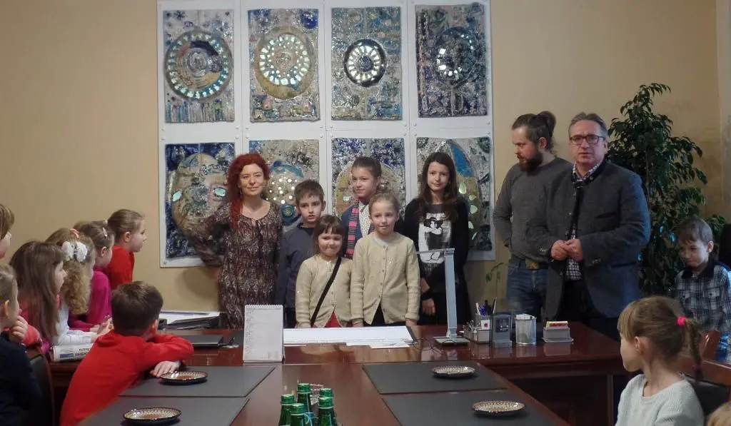Fascynujące dzieło młodych bolesławian w gabinecie prezydenta