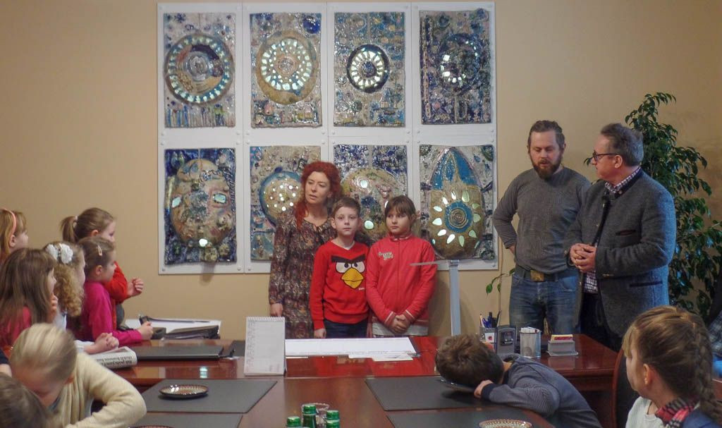 Fascynujące dzieło młodych bolesławian w gabinecie prezydenta