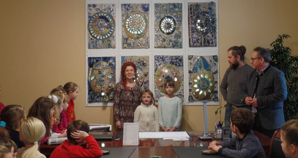 Fascynujące dzieło młodych bolesławian w gabinecie prezydenta