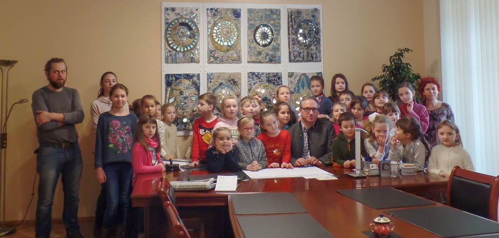 Fascynujące dzieło młodych bolesławian w gabinecie prezydenta