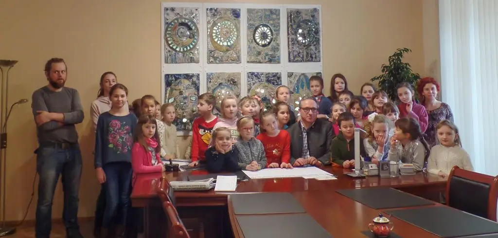 Fascynujące dzieło młodych bolesławian w gabinecie prezydenta