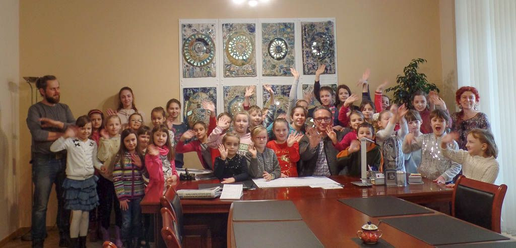 Fascynujące dzieło młodych bolesławian w gabinecie prezydenta