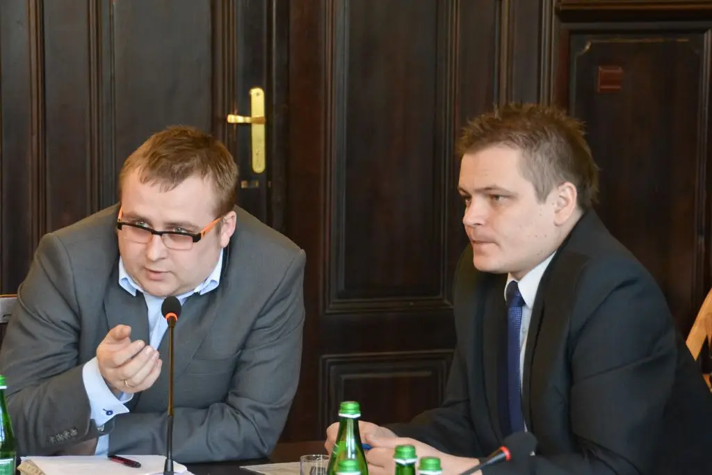 Od lewej: Wojciech Kasprzyk i Łukasz Molak