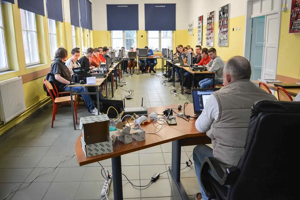 Warsztaty w Zespole Szkół Elektronicznych w Bolesławcu