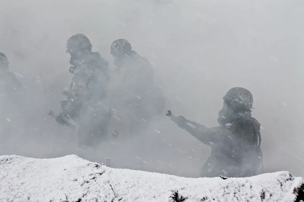 Mgła spowiła pancerniaków
