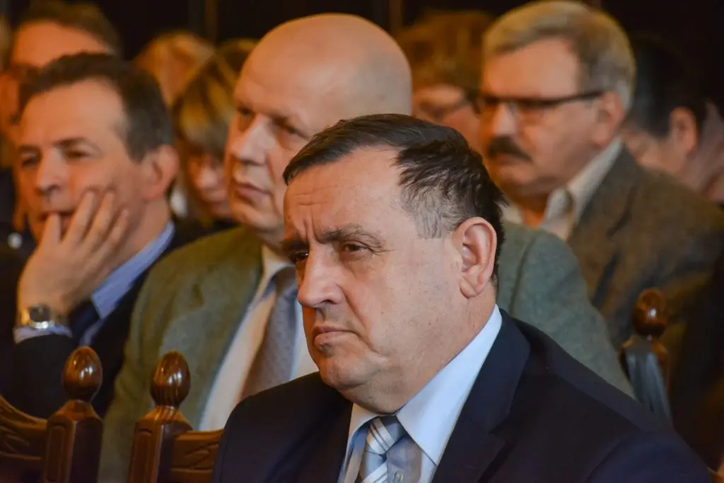 Wystąpieniu A. Myrdy przysłuchiwał się wicestarosta bolesławiecki