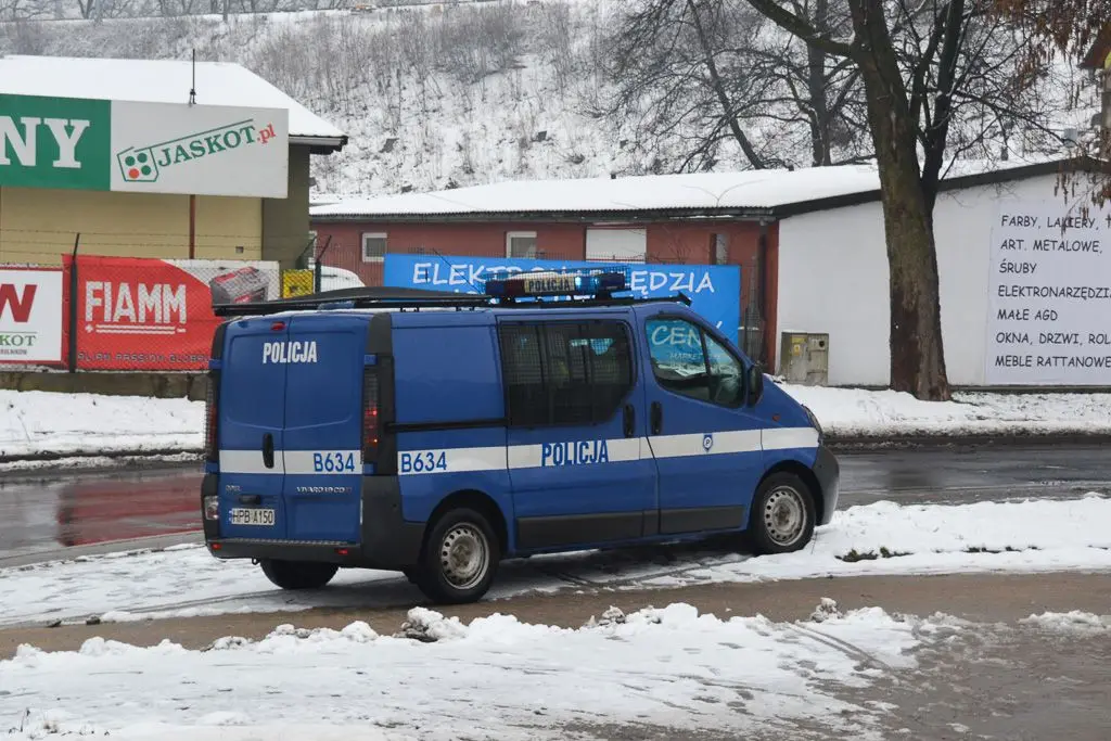 Kolizja w okolicach wiaduktu