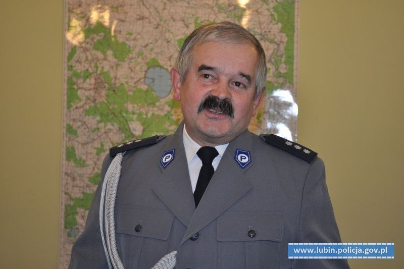 Uroczysta odprawa kadry kierowniczej lubińskiej policji