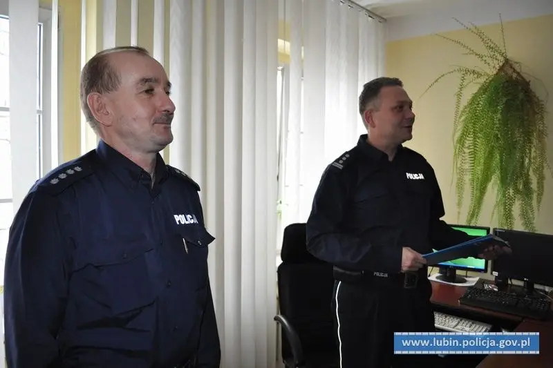Uroczysta odprawa kadry kierowniczej lubińskiej policji