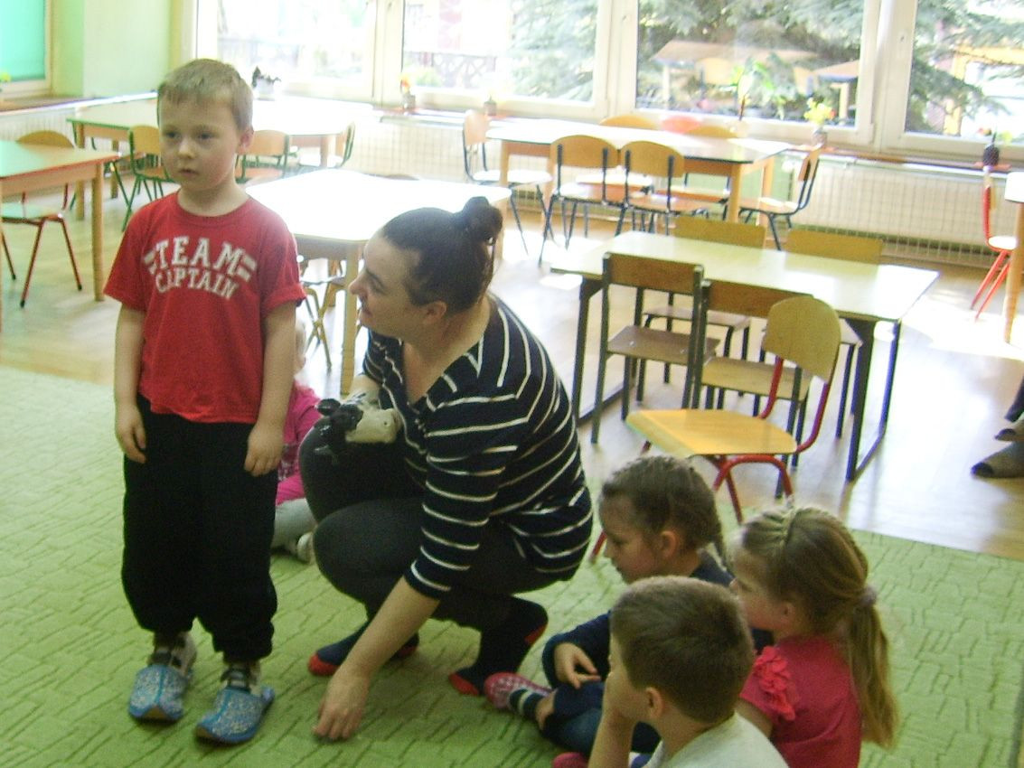 Spotkanie z Grażyną Hanaf w filii miejskiego przedszkola nr 3