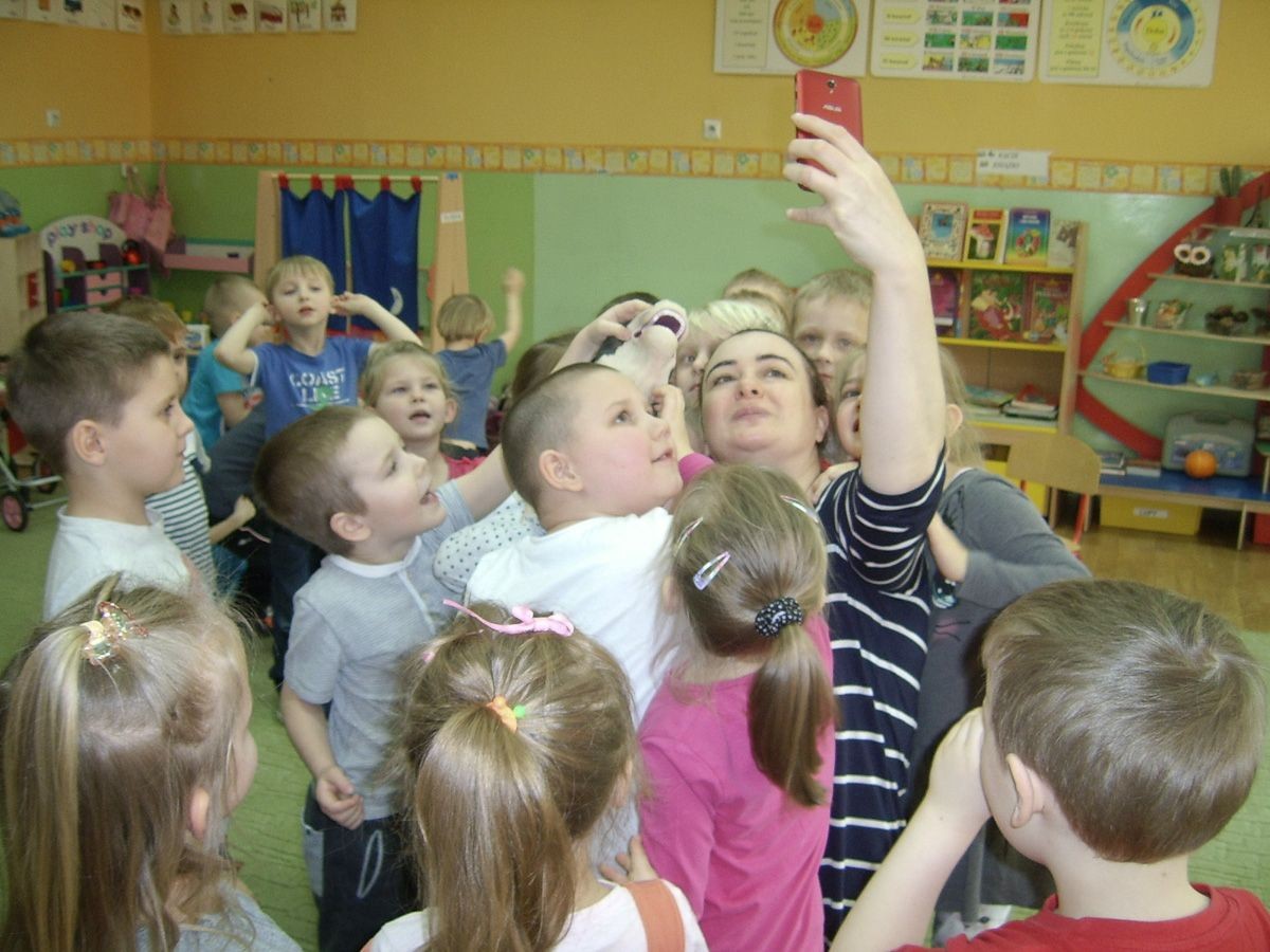 Spotkanie z Grażyną Hanaf w filii miejskiego przedszkola nr 3