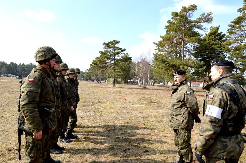 Ćwiczenie rotacyjne żołnierzy NSR na finiszu