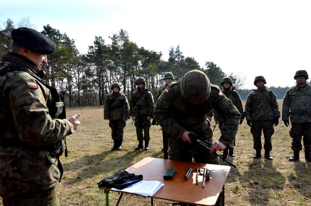 Ćwiczenie rotacyjne żołnierzy NSR na finiszu