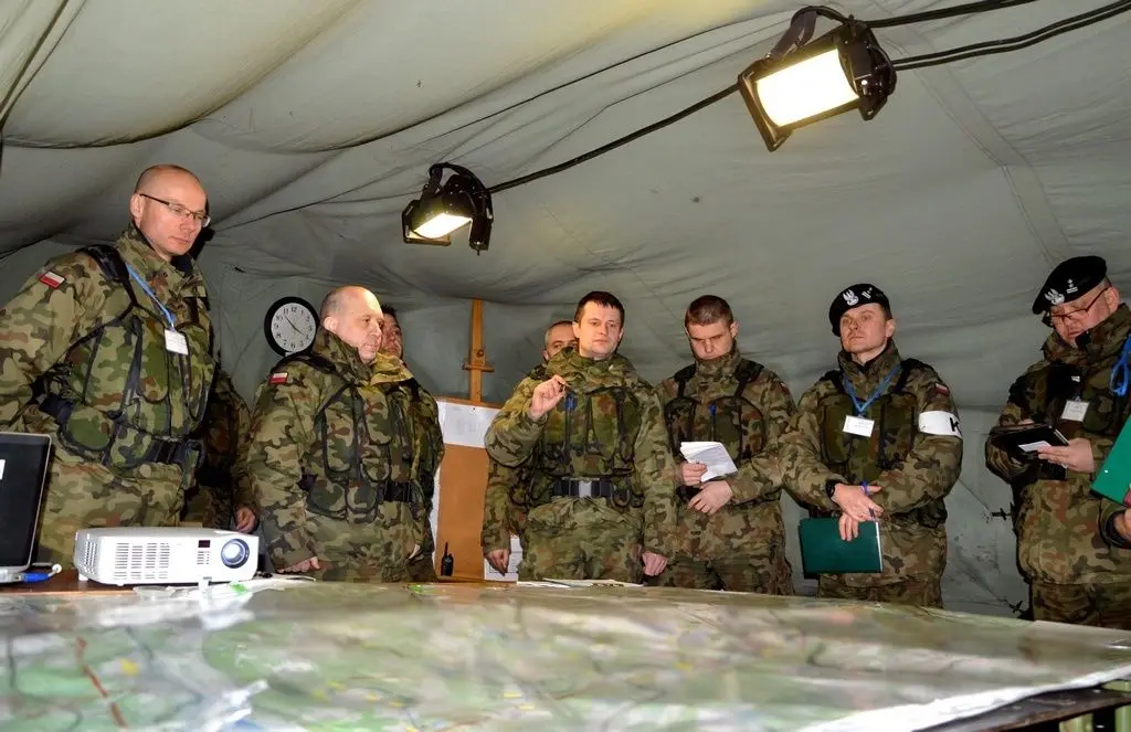 23 ŚPA: Grad na poligonie