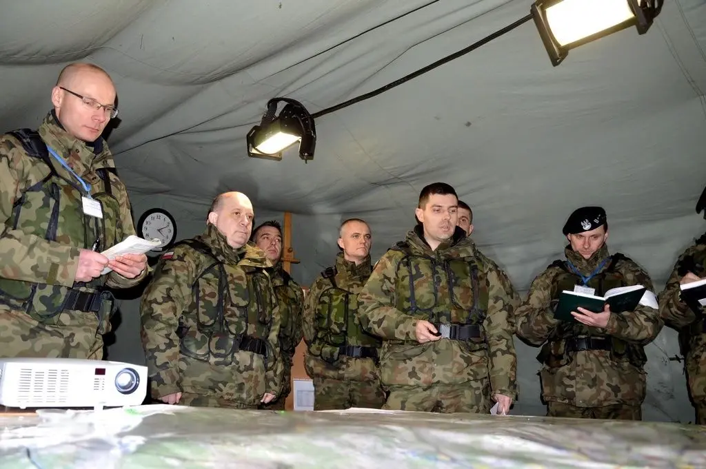 23 ŚPA: Grad na poligonie