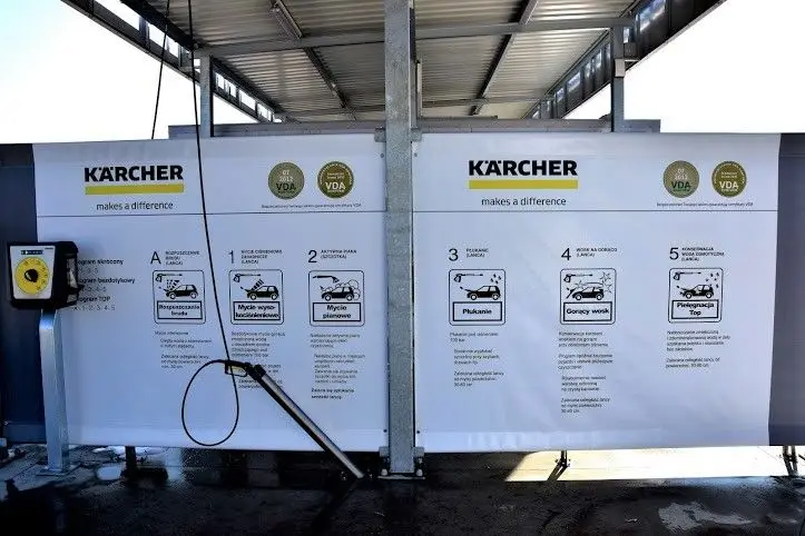 Automyjnia Kärcher Yello w Kruszynie