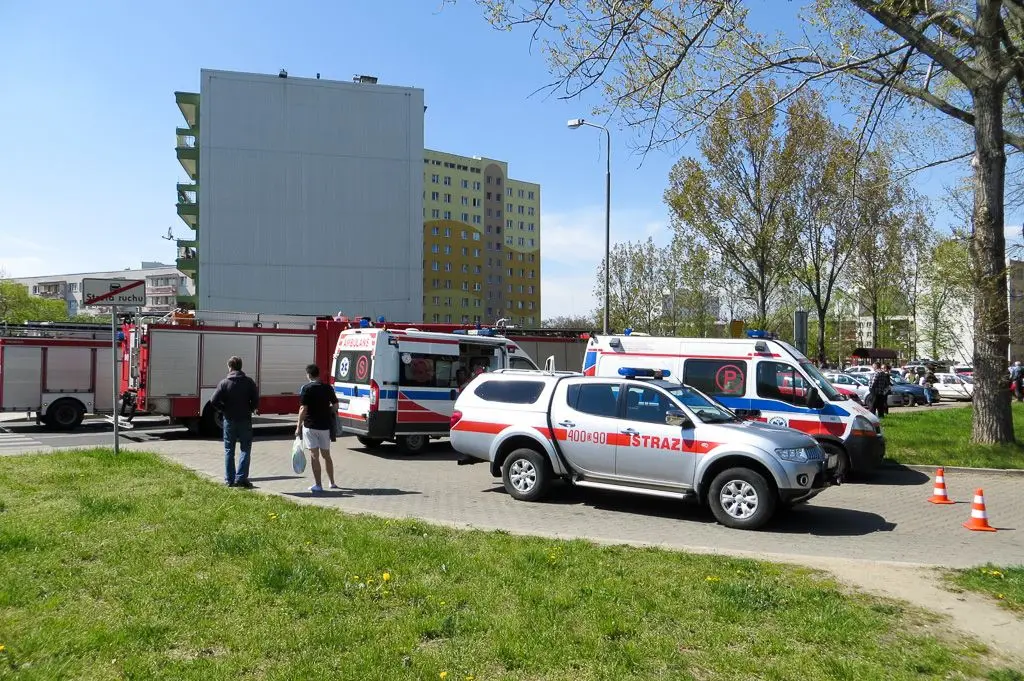 Pożar na Jana Pawła II