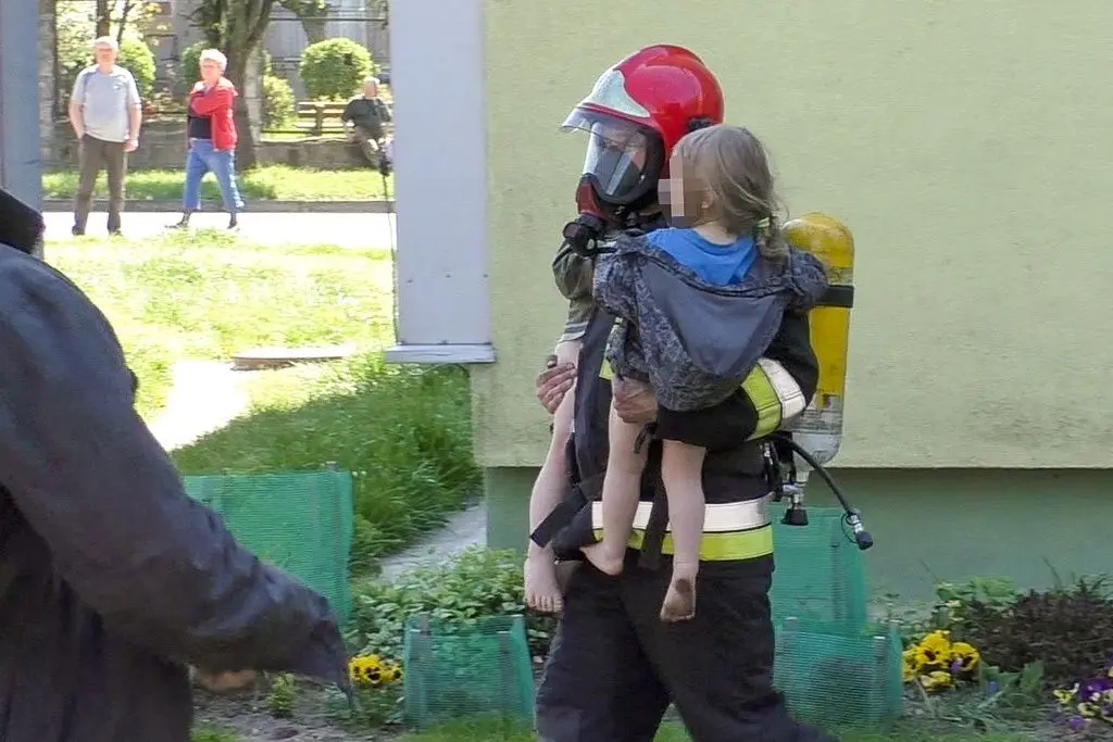 Pożar na Jana Pawła II