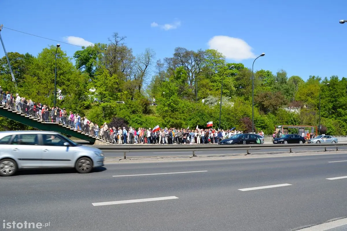 Bolesławianie na marszu 7 maja