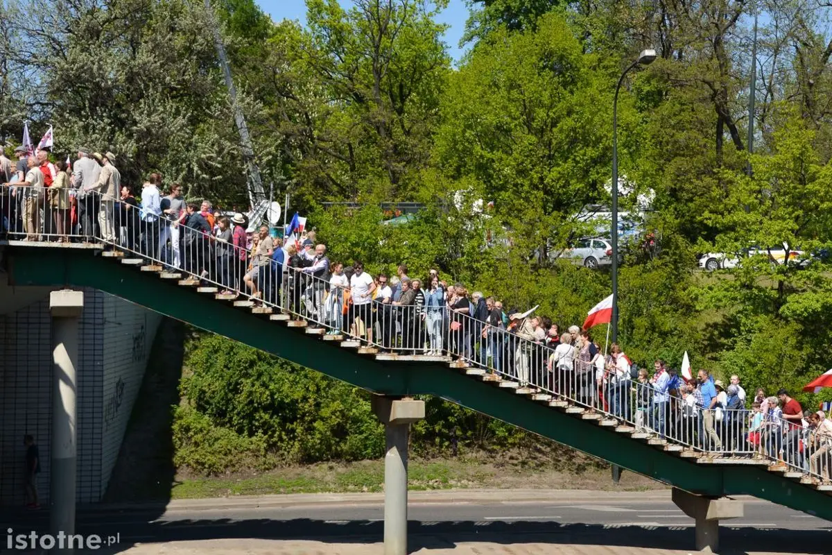 Bolesławianie na marszu 7 maja