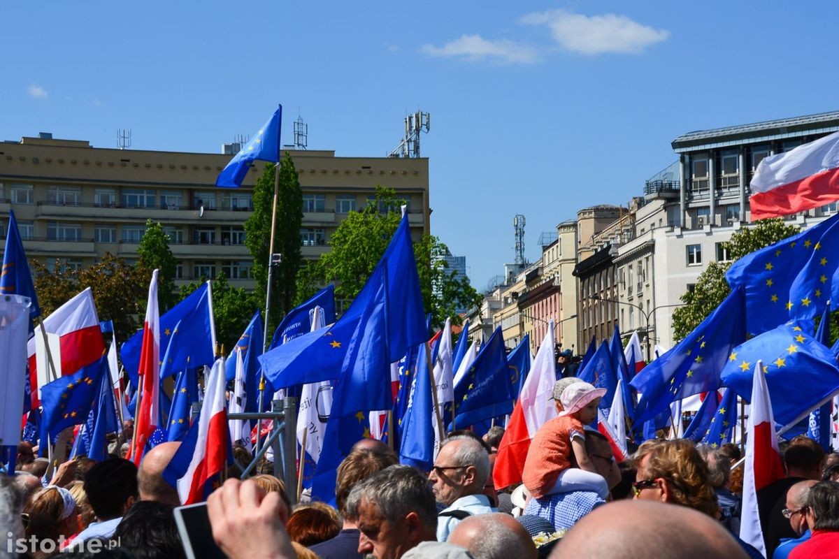 Bolesławianie na marszu 7 maja