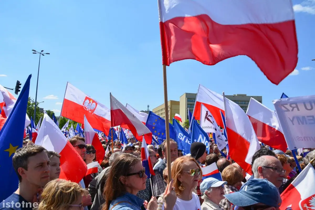 Bolesławianie na marszu 7 maja