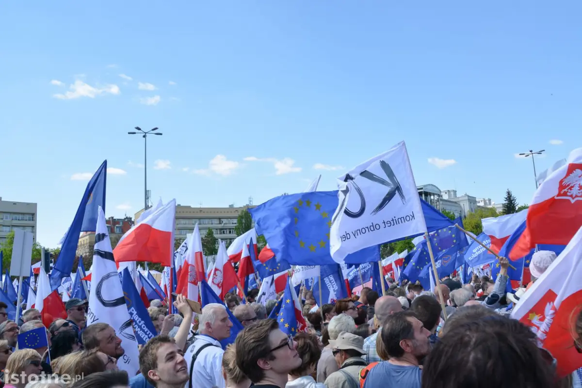 Bolesławianie na marszu 7 maja