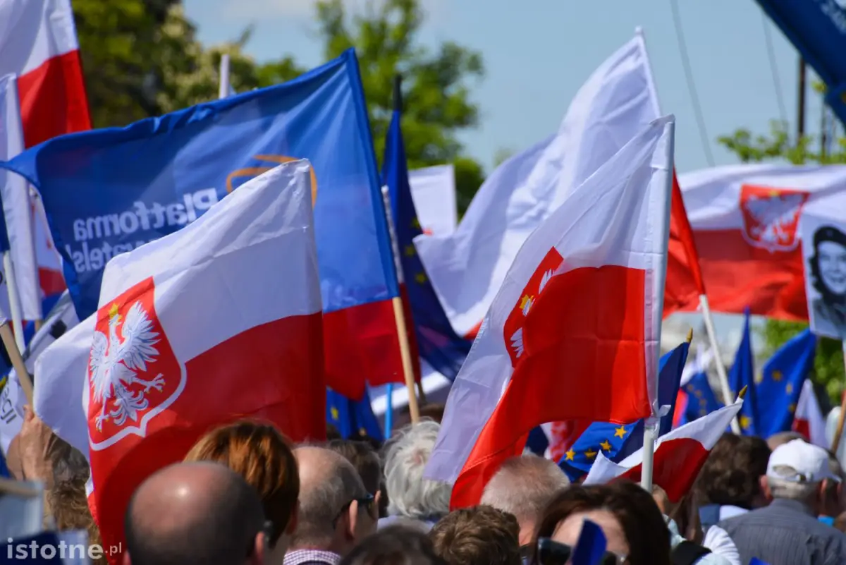 Bolesławianie na marszu 7 maja