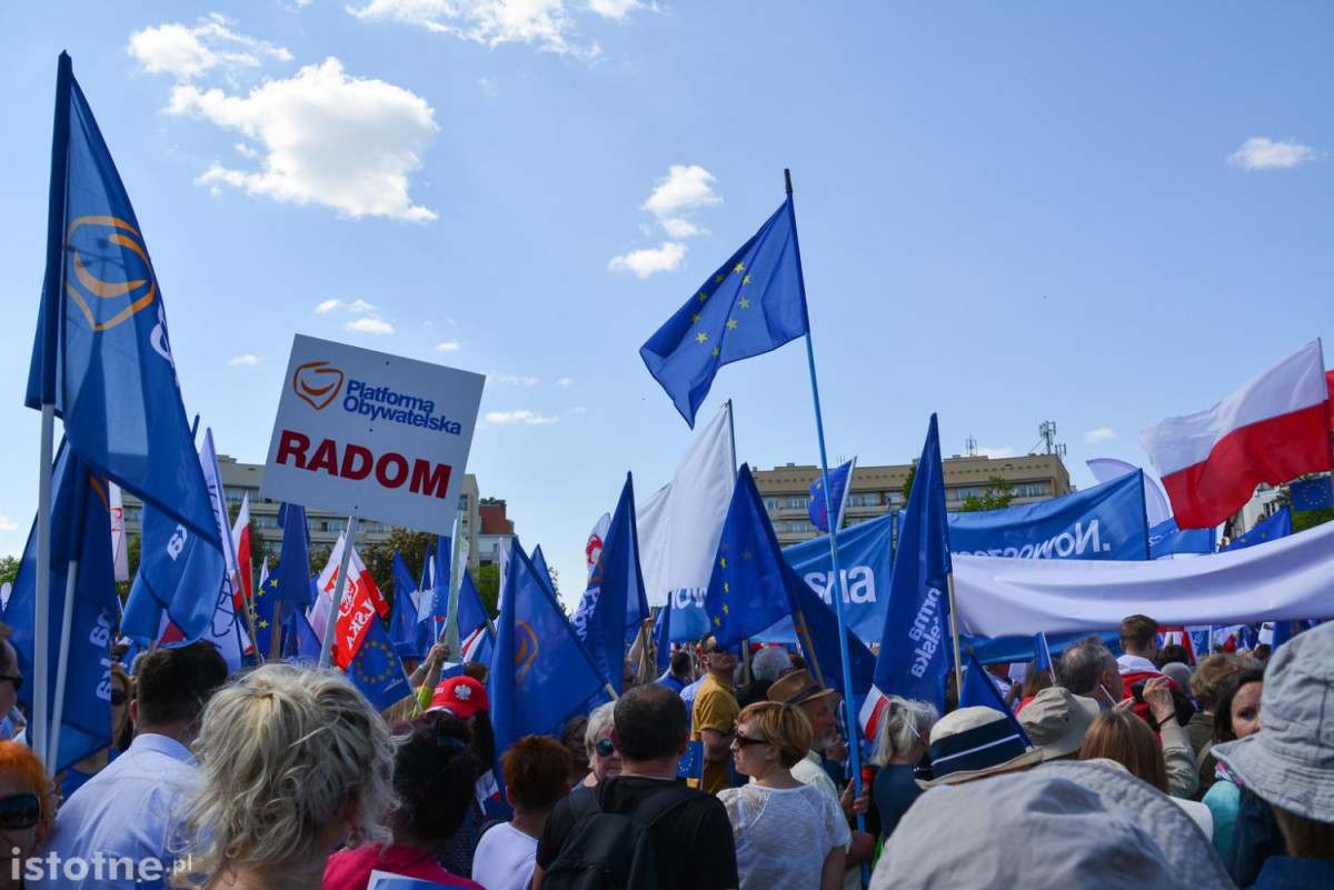 Bolesławianie na marszu 7 maja