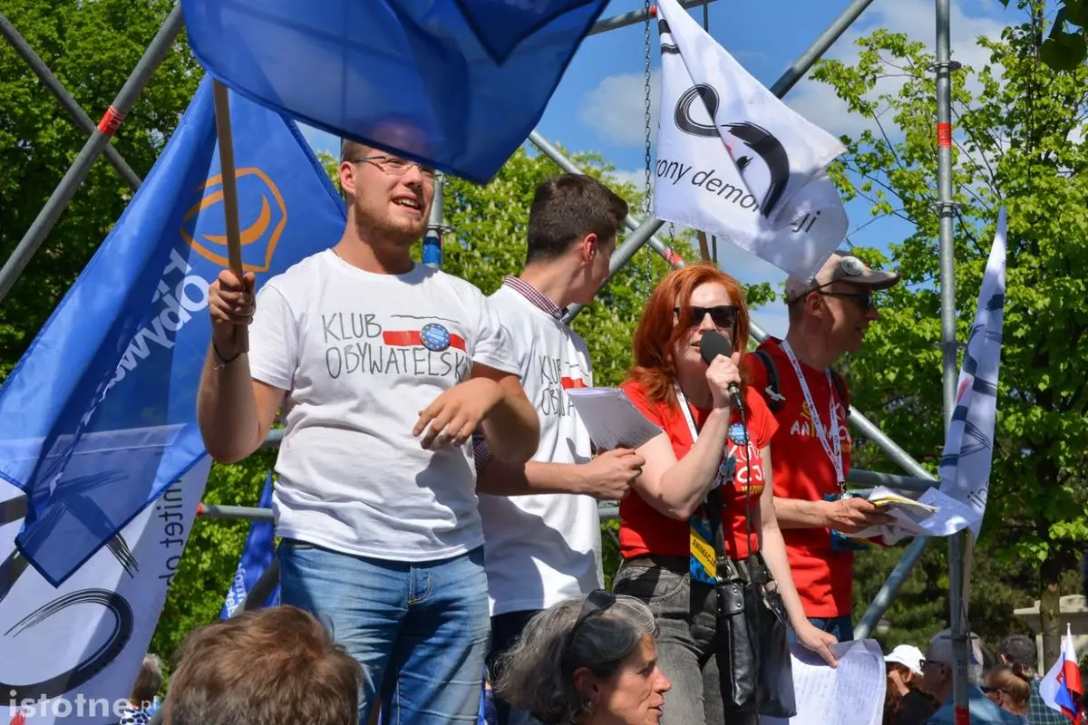 Bolesławianie na marszu 7 maja