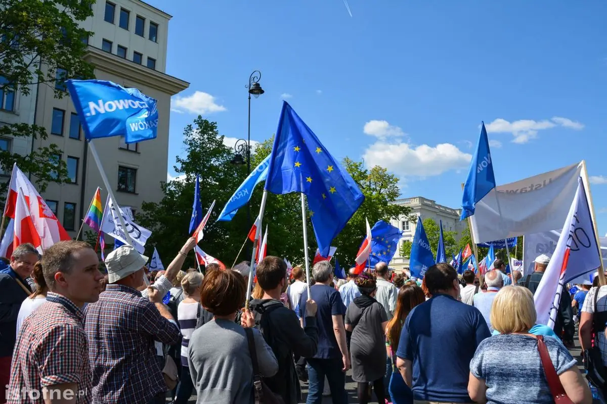 Bolesławianie na marszu 7 maja