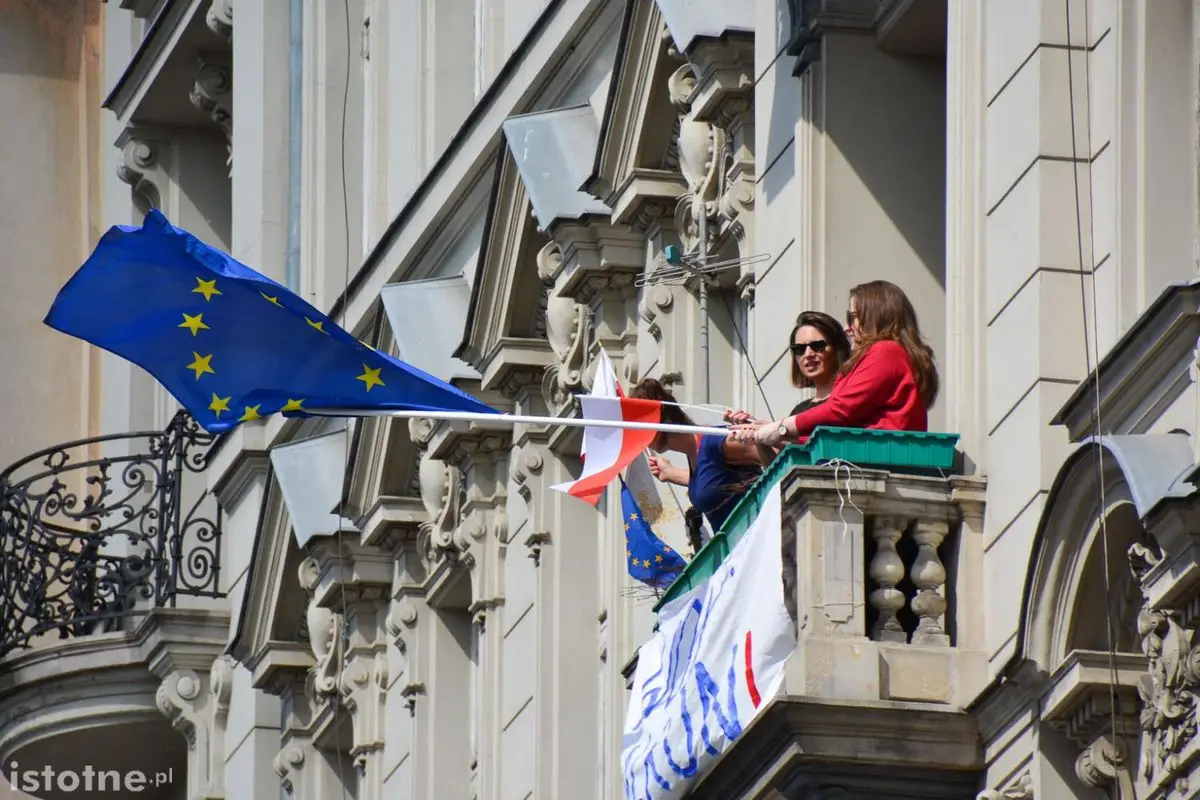 Bolesławianie na marszu 7 maja