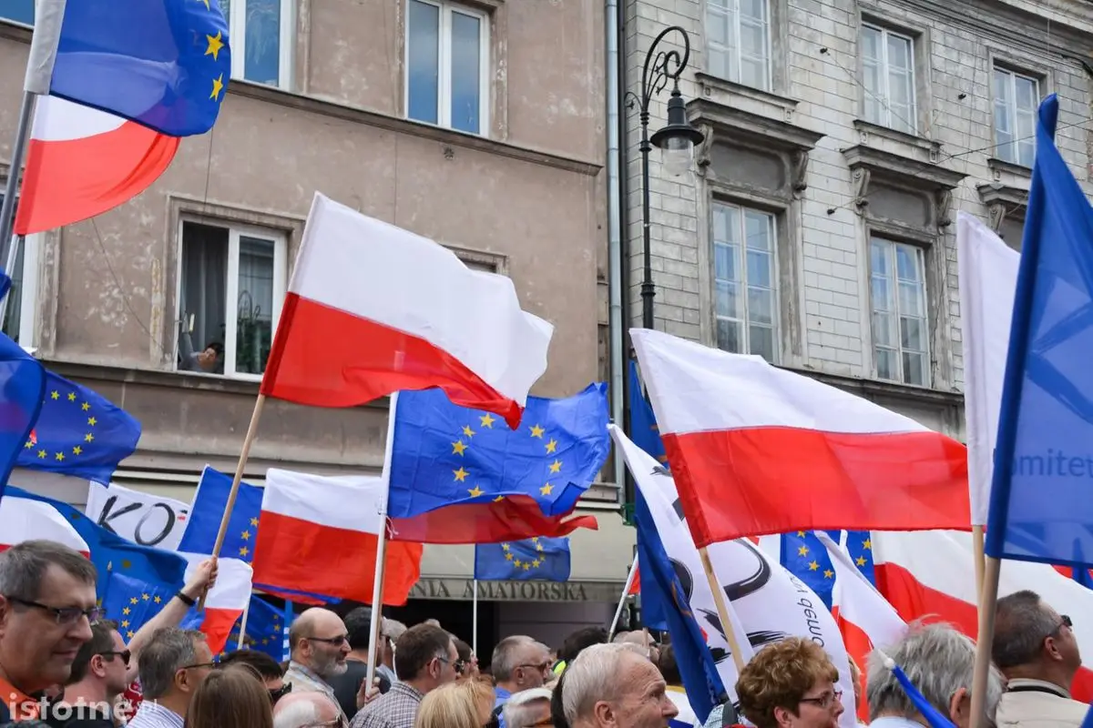 Bolesławianie na marszu 7 maja