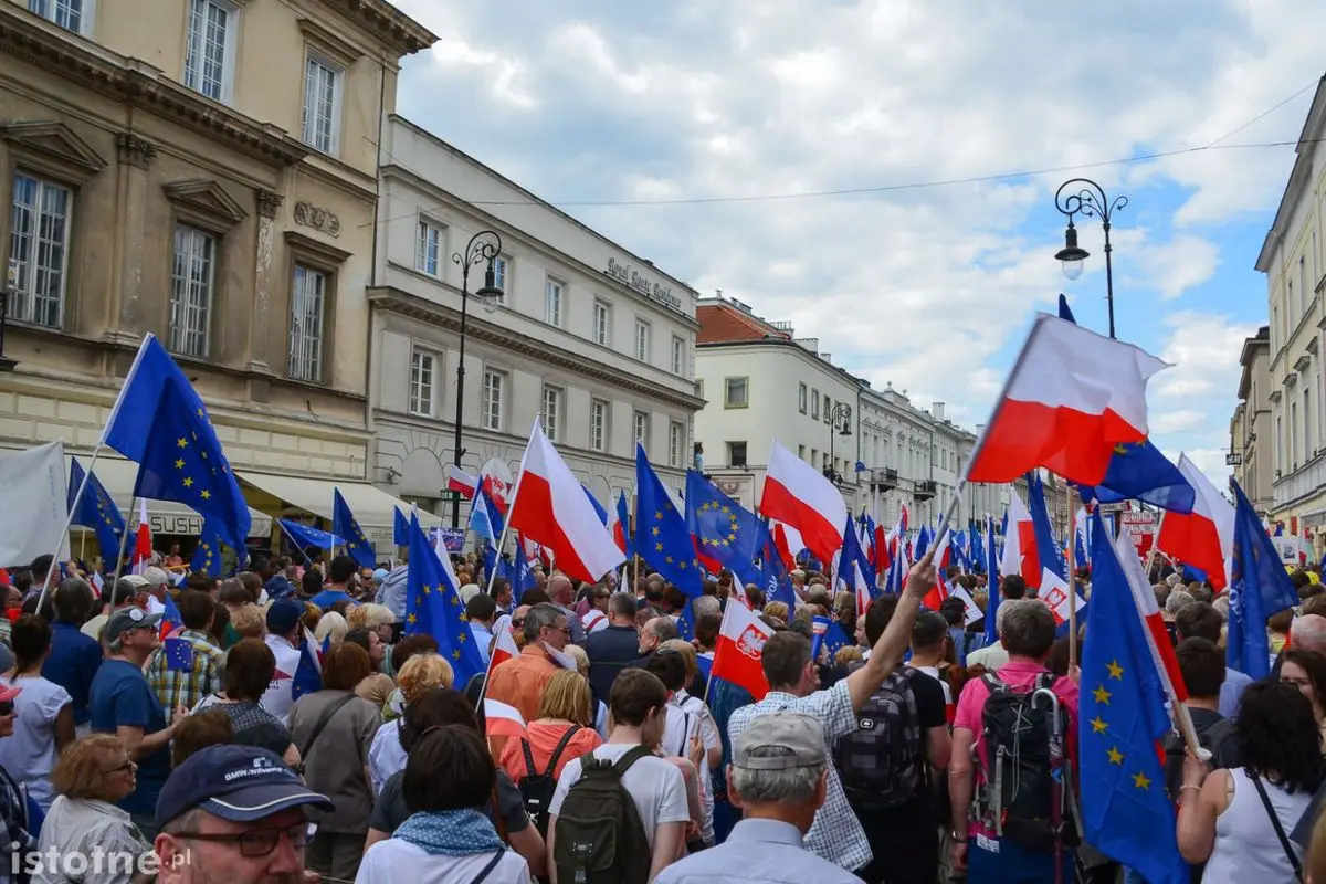 Bolesławianie na marszu 7 maja