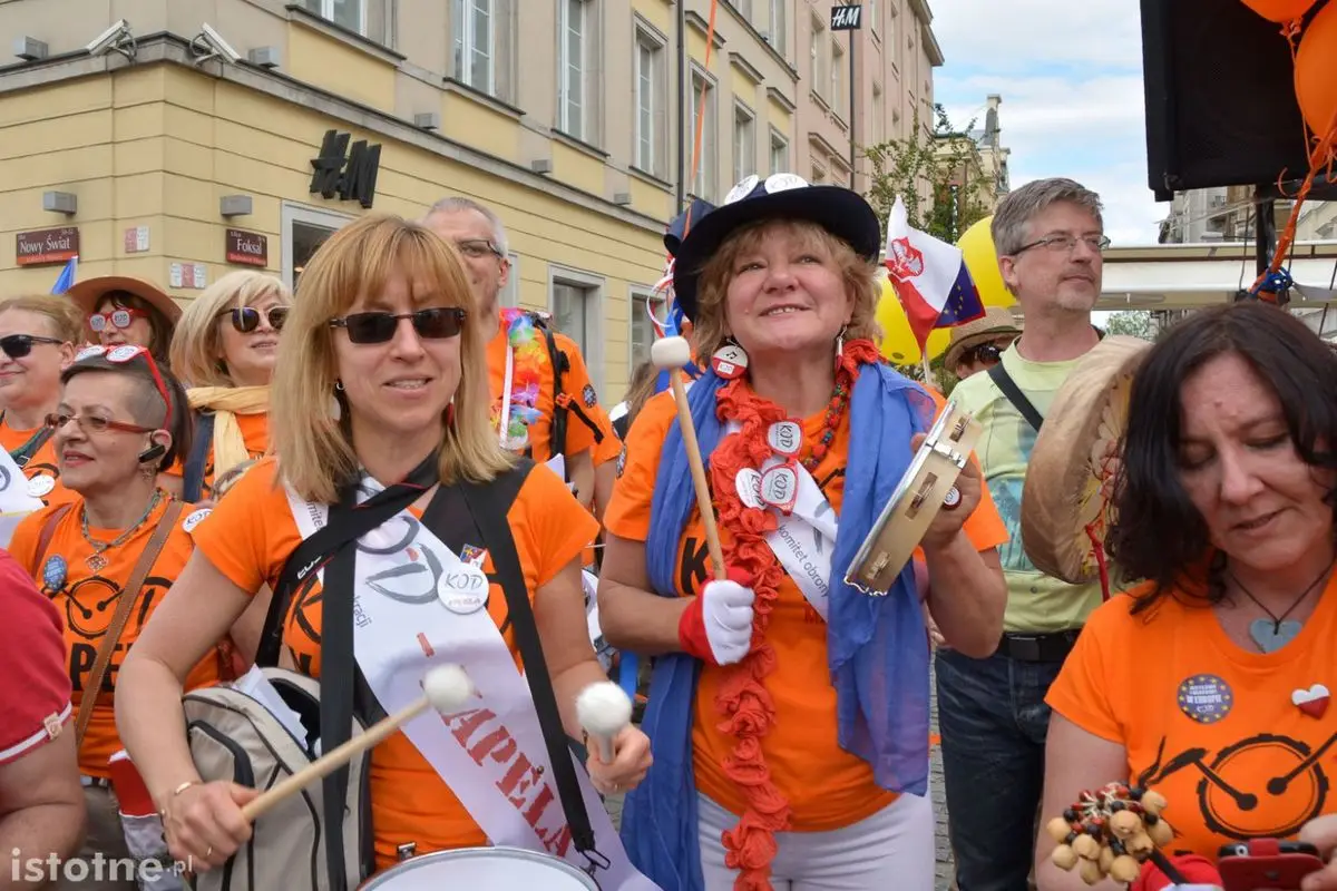 Bolesławianie na marszu 7 maja