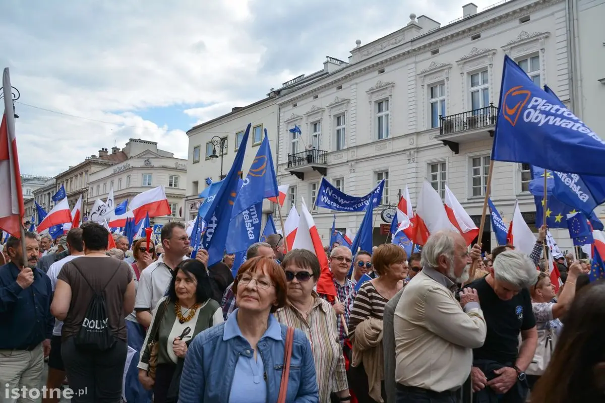 Bolesławianie na marszu 7 maja