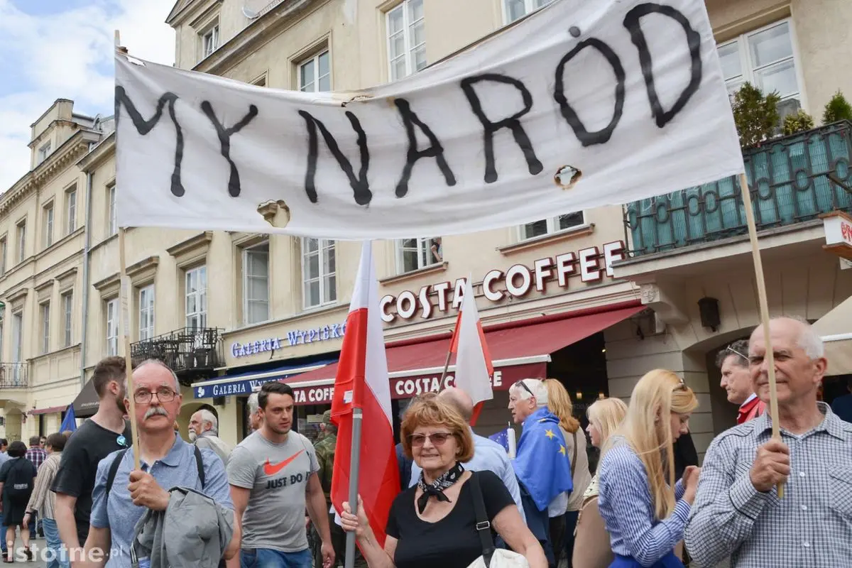 Bolesławianie na marszu 7 maja