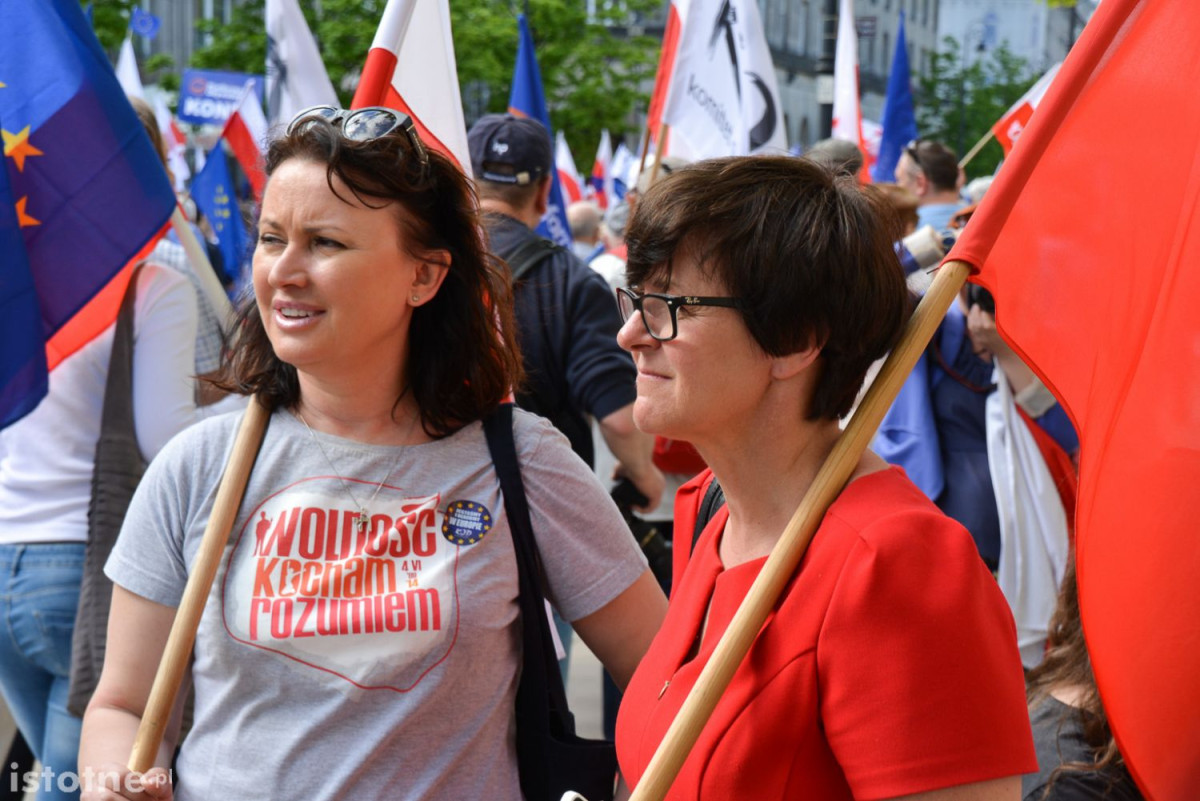 Bolesławianie na marszu 7 maja