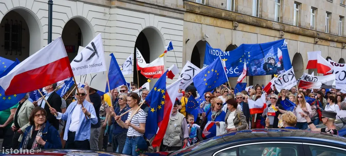 Bolesławianie na marszu 7 maja