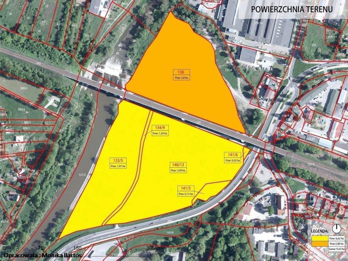 Strefa dla aktywnych w okolicach wiaduktu