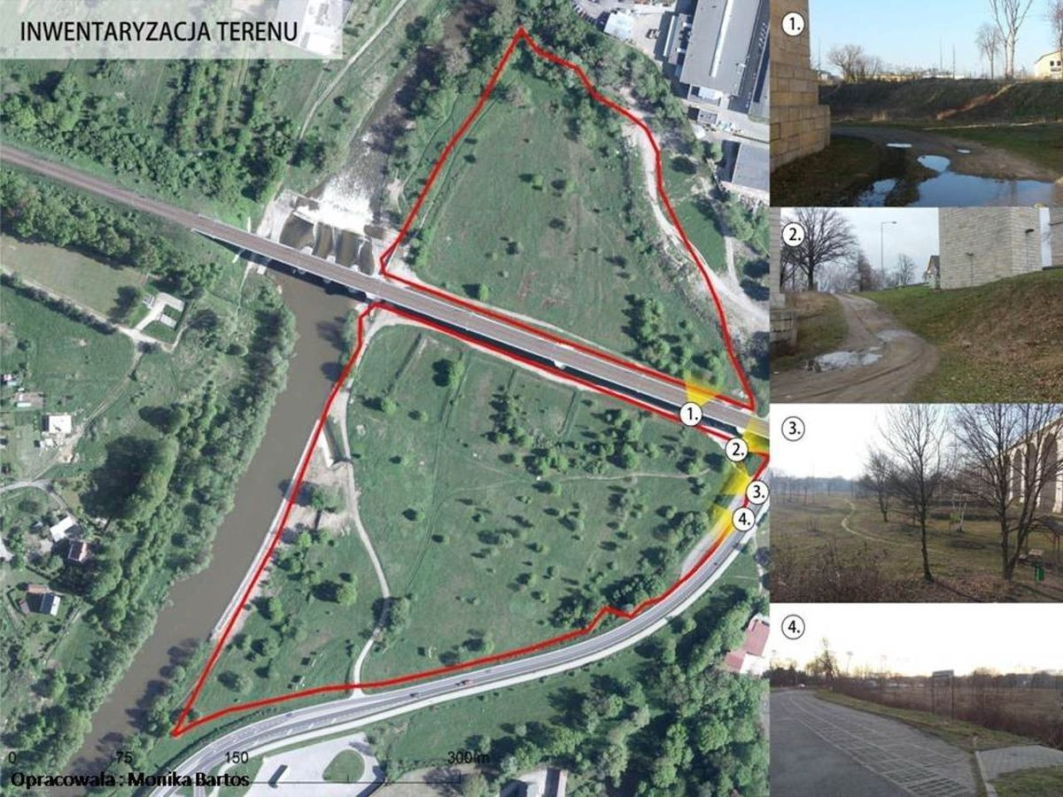 Strefa dla aktywnych w okolicach wiaduktu